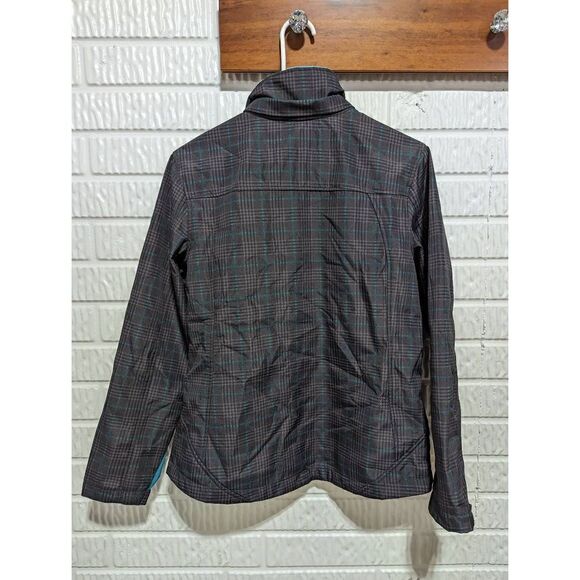 Free Country Women’s Teal Plush Lined Plaid Full Zip Ski Jacket Size Medium - Picture 6 of 7